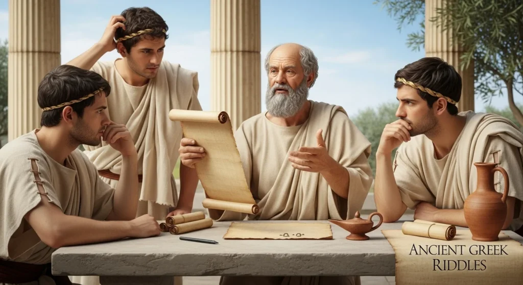 ancient greek riddles and answers