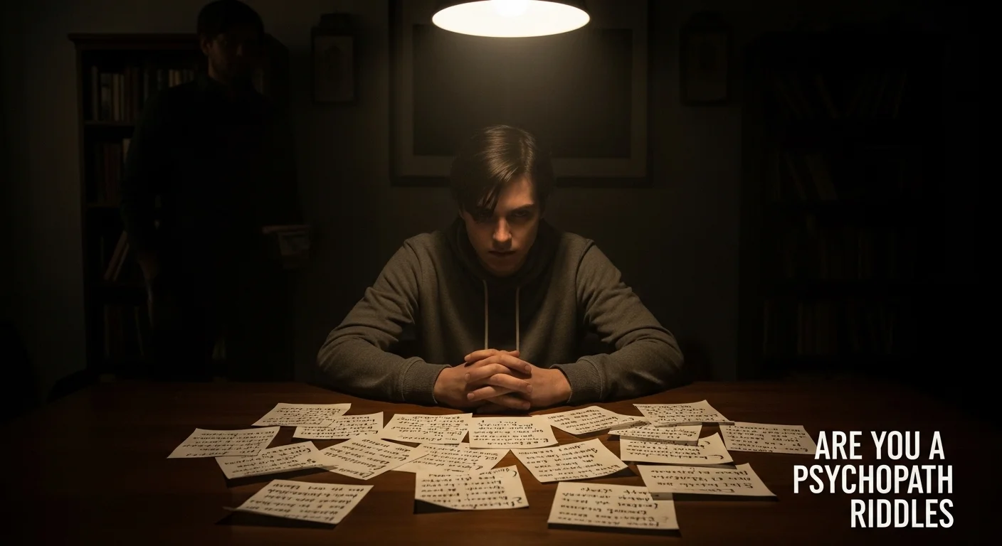 Psych Riddles 174+ “Are You a Psychopath?” Riddles That Are Clever, Twisted, and ...