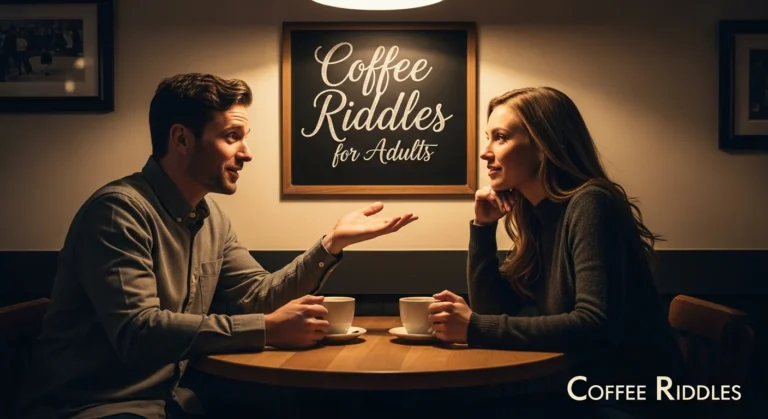 coffee riddles for adults