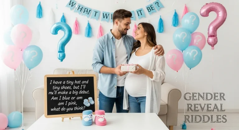 cute gender reveal riddles