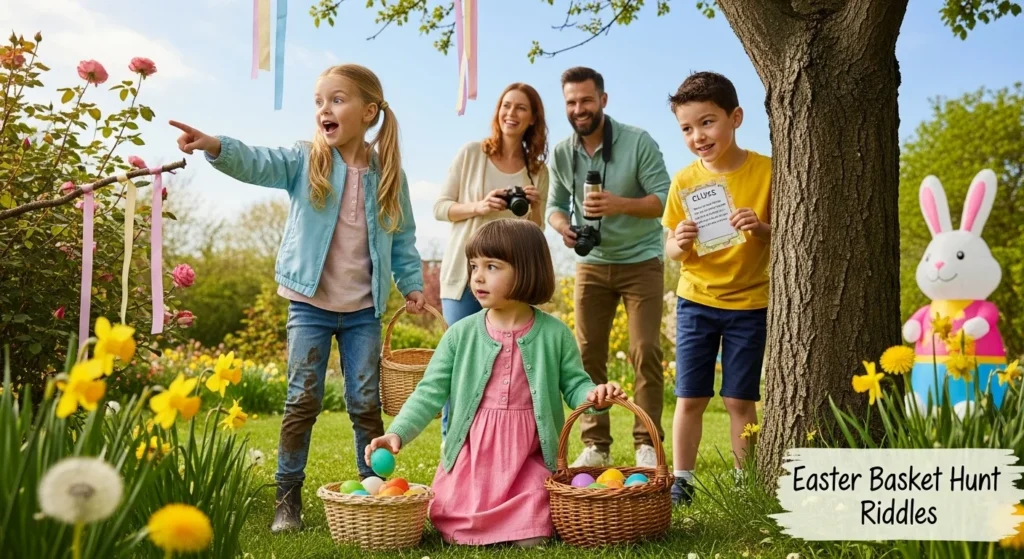 easter basket hunt riddles