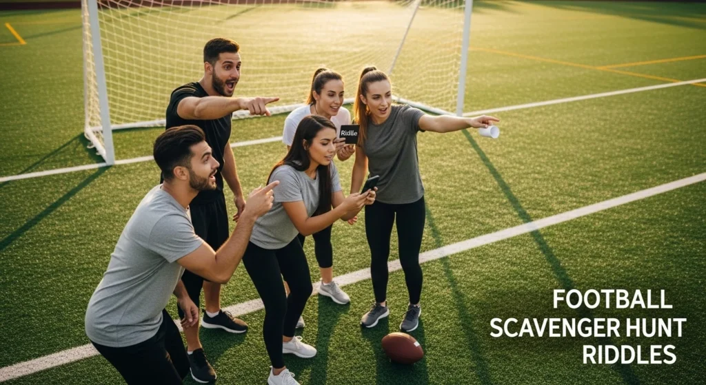 football scavenger hunt riddles