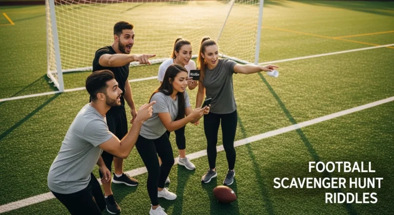 football scavenger hunt riddles