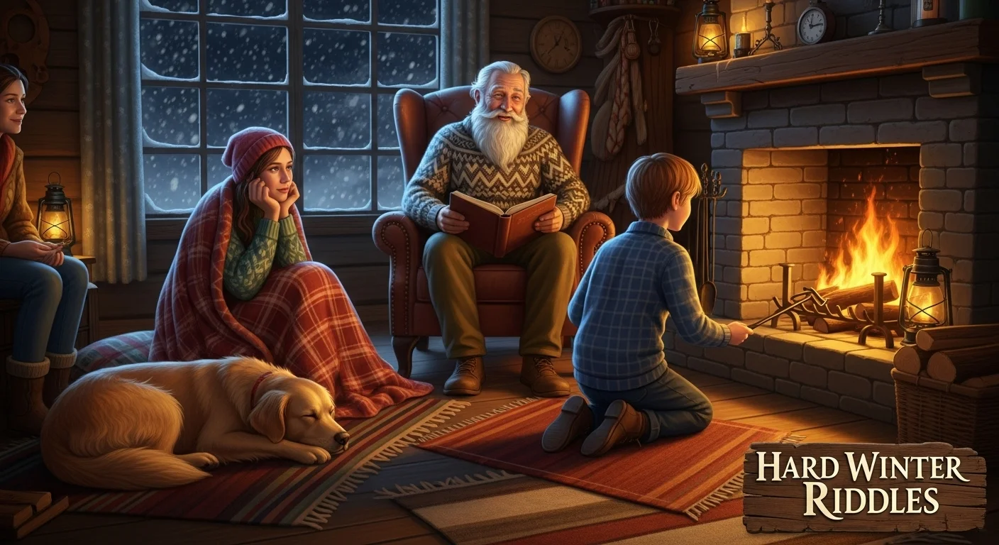 Night and winter sky riddles hard