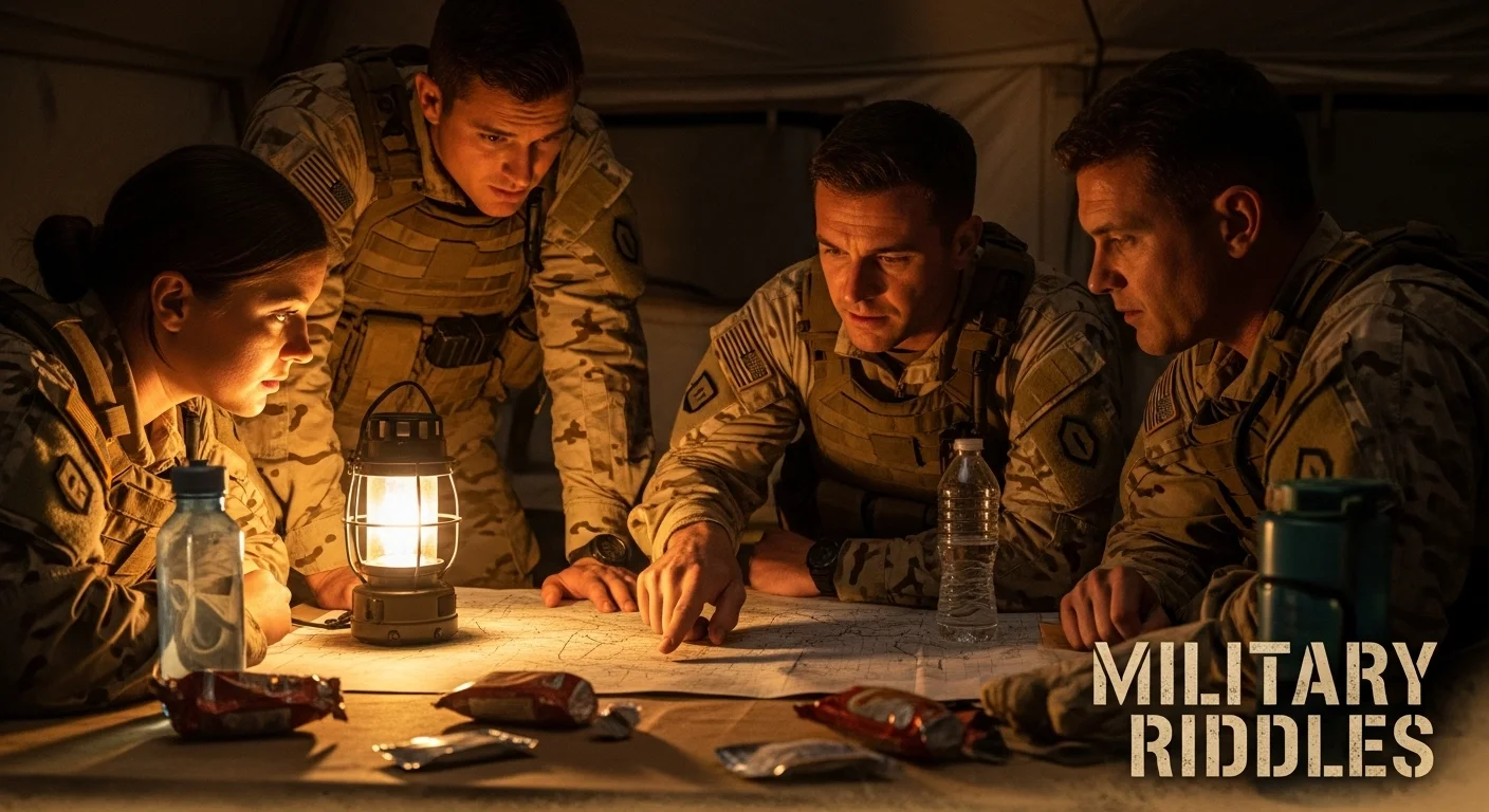 Army riddles built on strength and ground