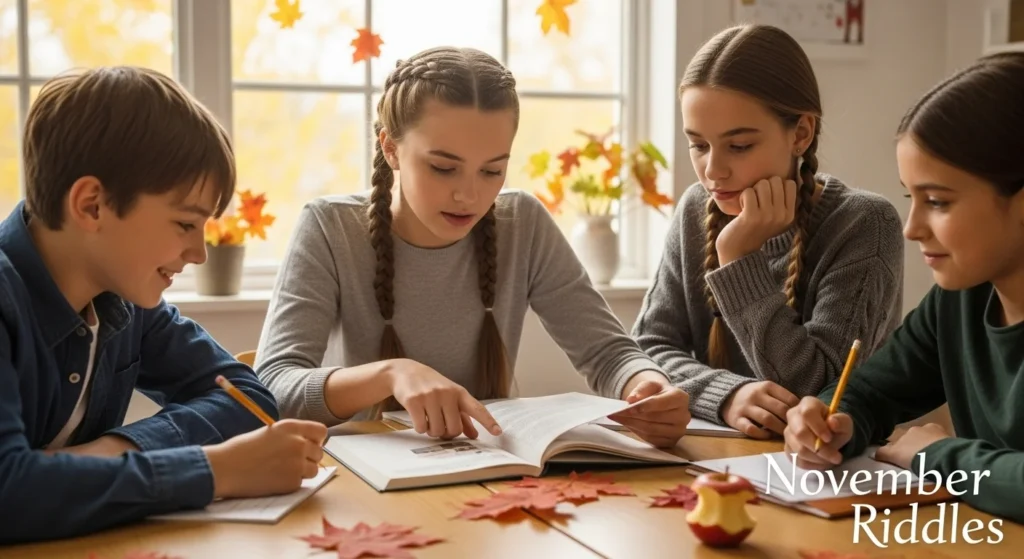 november riddles for students