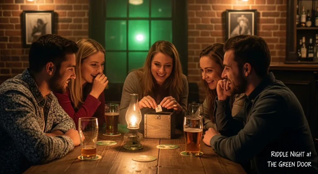 riddles like green glass door