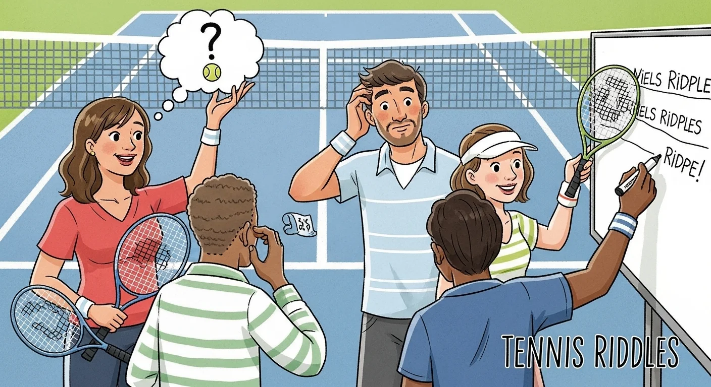 Classic Tennis Term Riddles