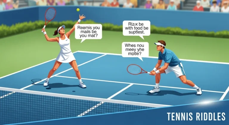 tennis riddles