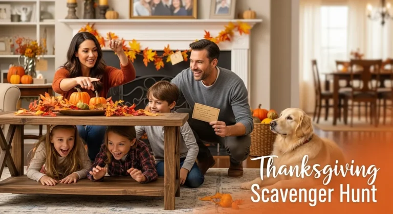 thanksgiving scavenger hunt riddles