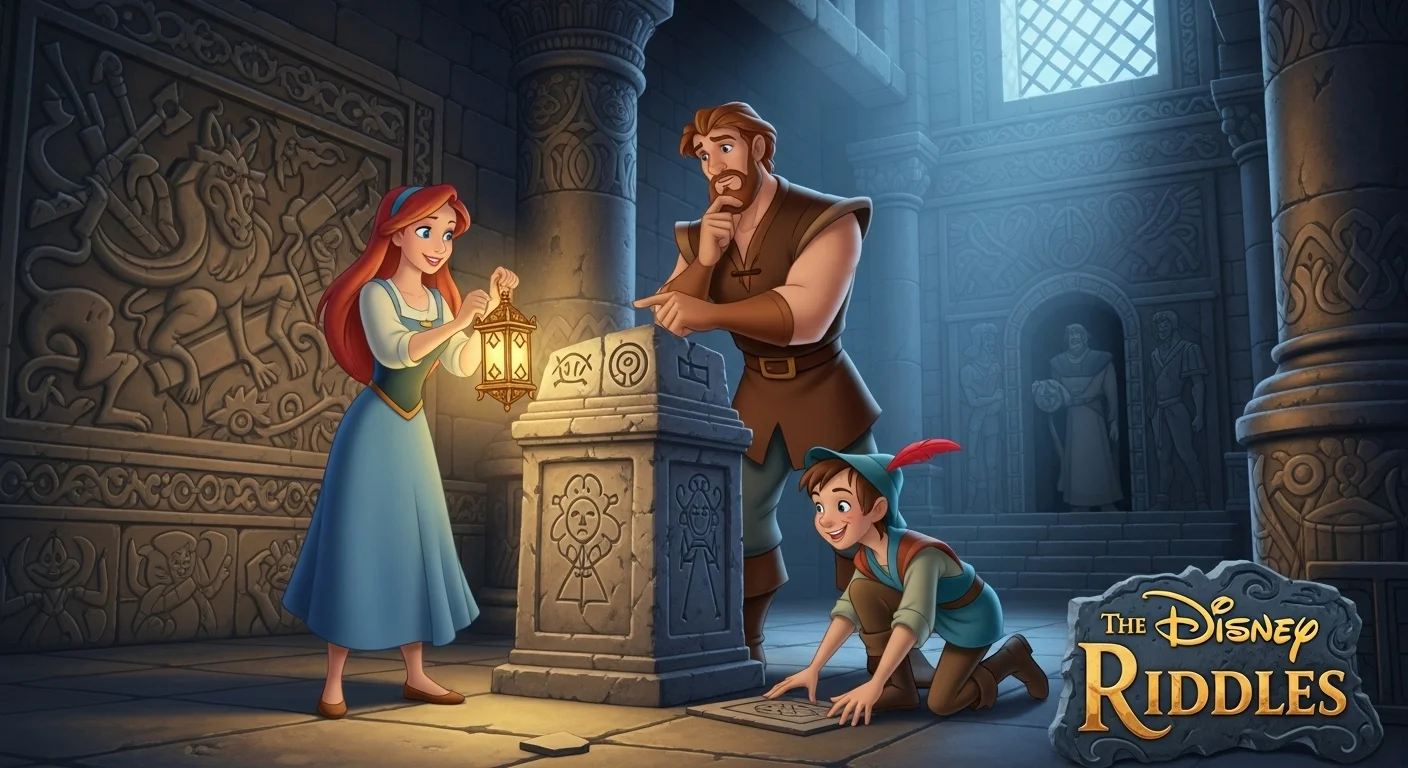 Classic Disney Heroes Who Am I Riddles